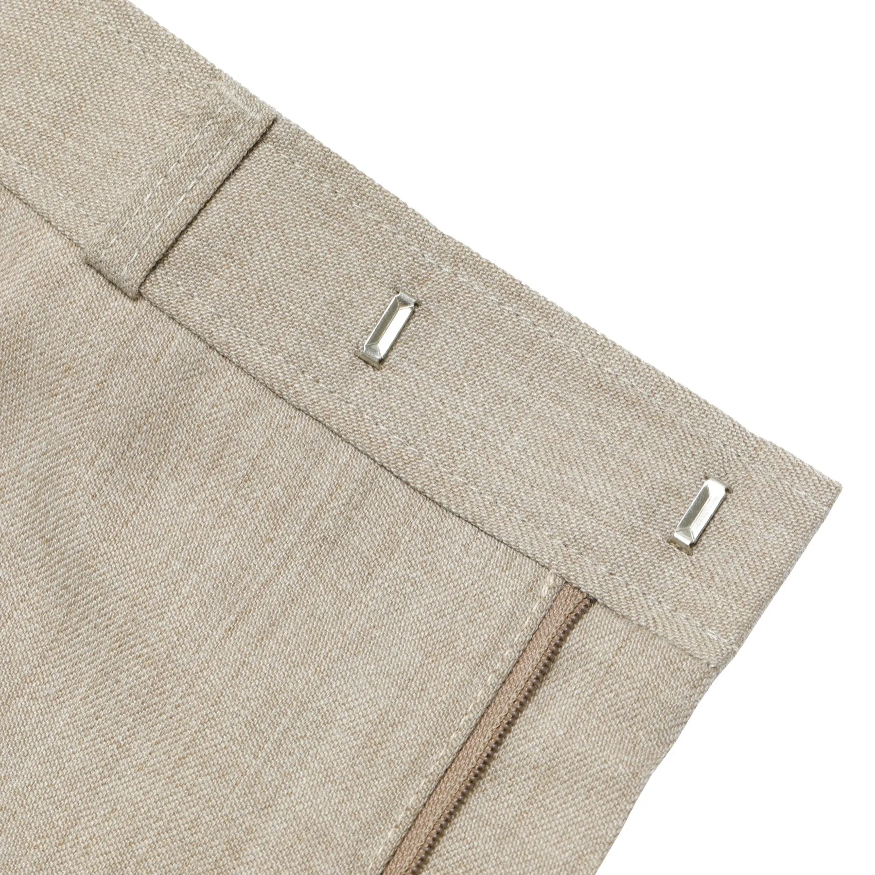 70s, Linen Blend, Hook & Bar, Straight Leg, Archival