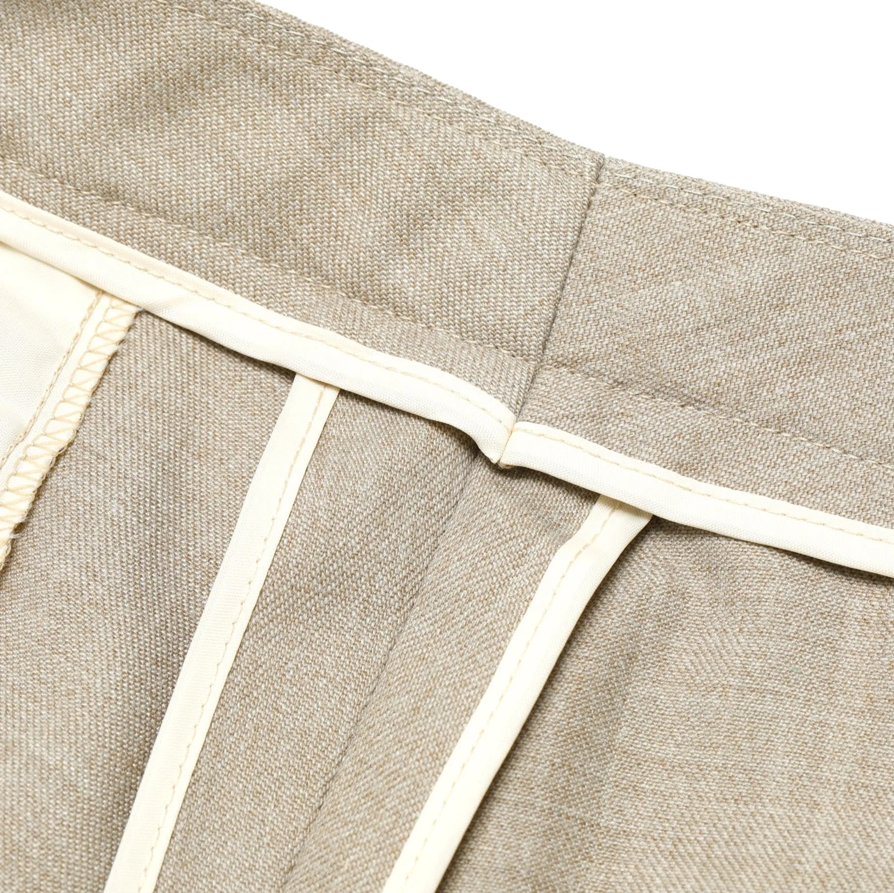 70s, Linen Blend, Hook & Bar, Straight Leg, Archival