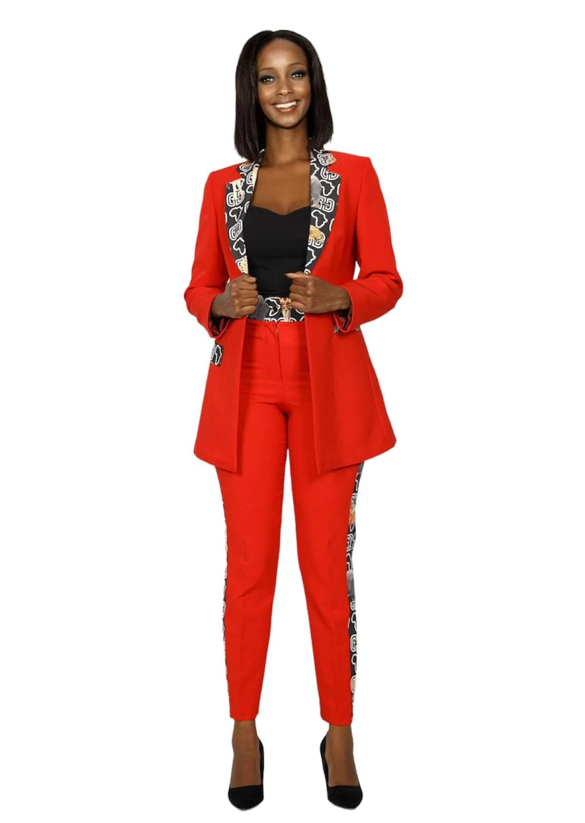 African Red Classic Suit