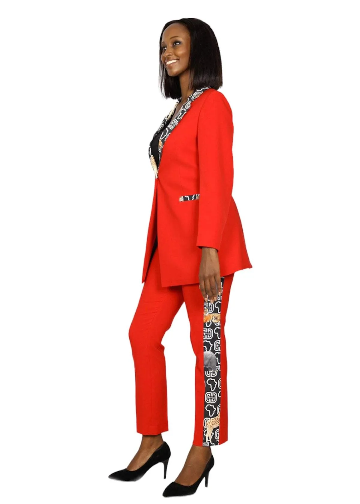 African Red Classic Suit