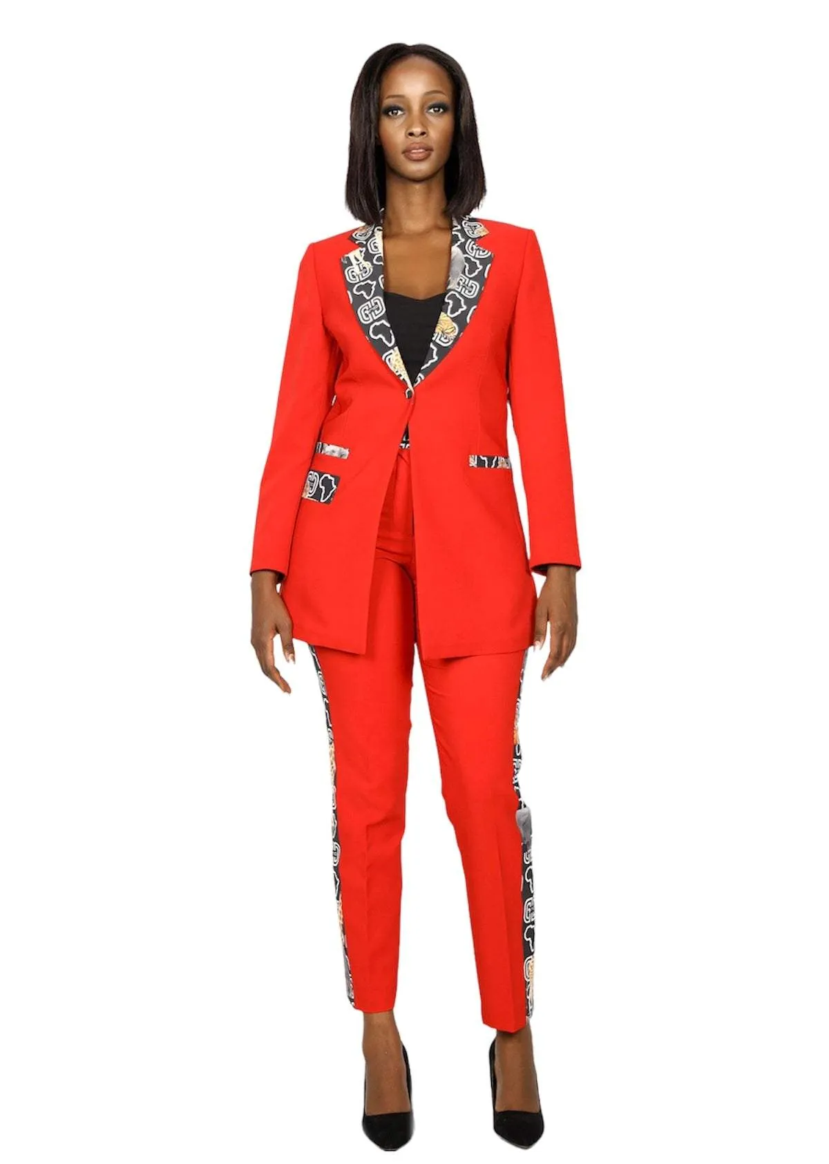 African Red Classic Suit