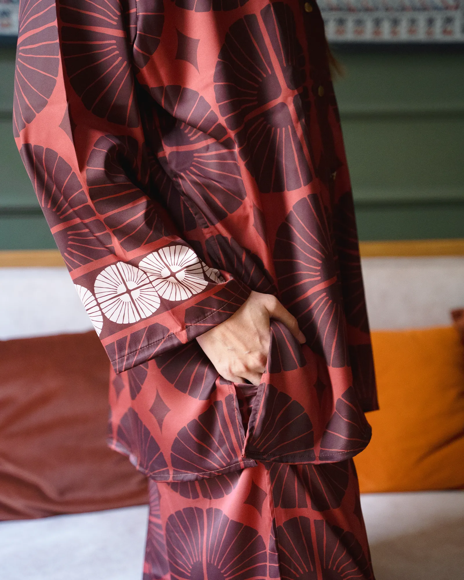 Brown Dahlia Pants