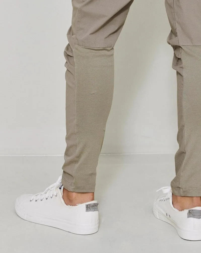 Cotton Tapered Pants