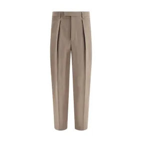 Cotton Wide-leg Pants