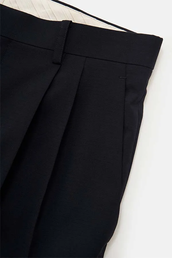 DWWB041 2 TUCK TAPERED PANTS