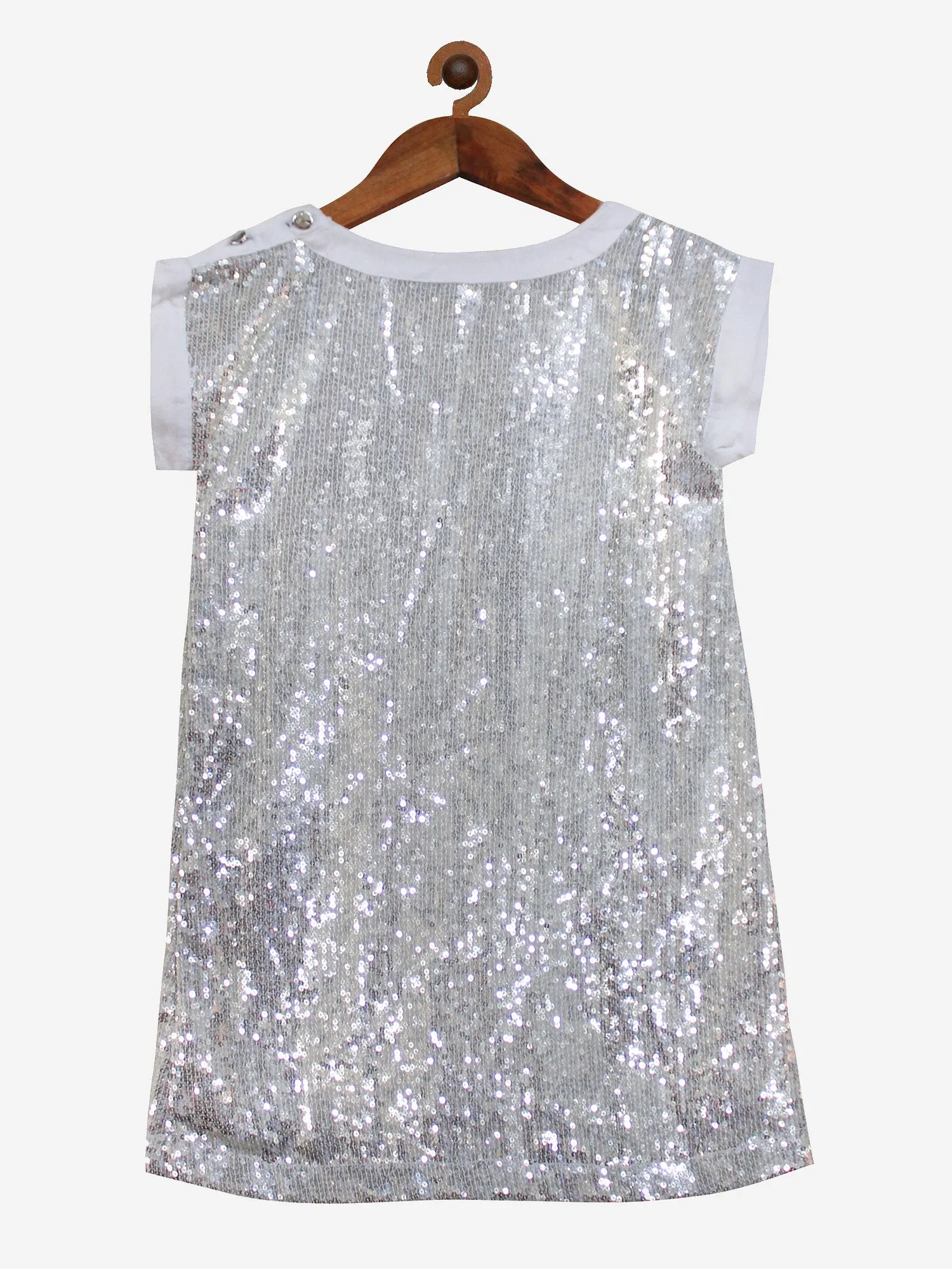 Girls A-Line Sequins Dress