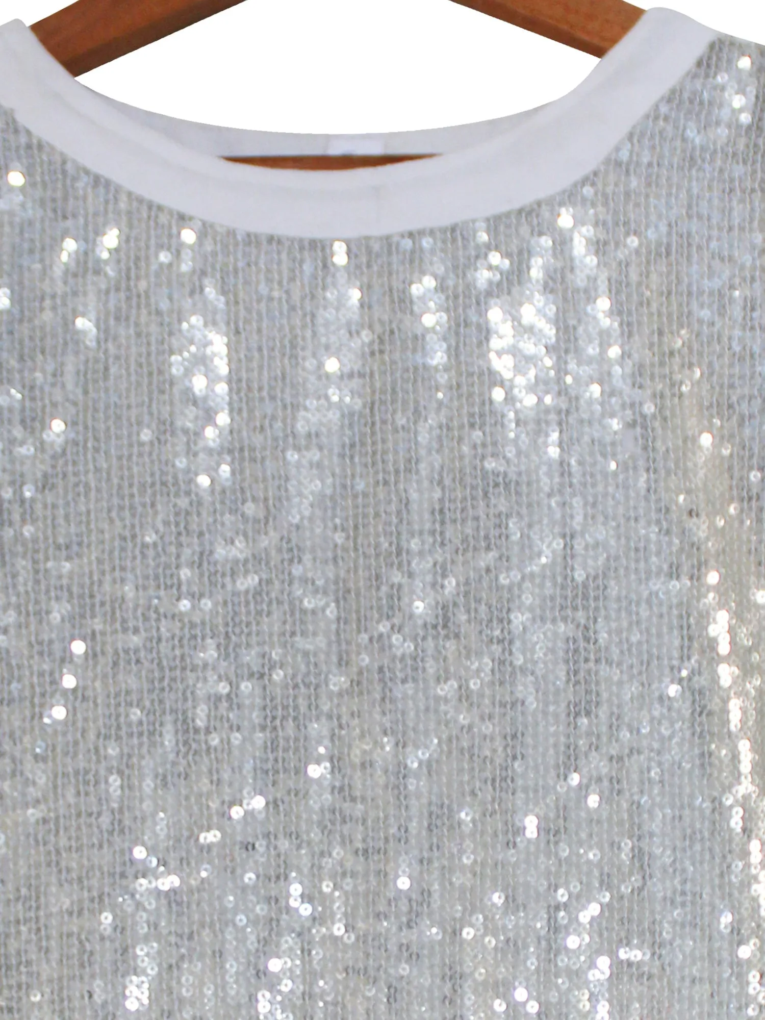 Girls A-Line Sequins Dress