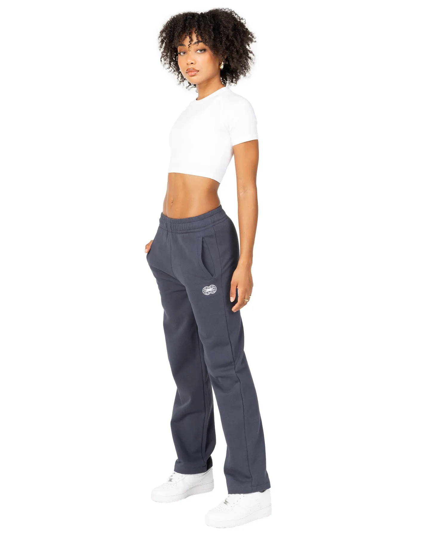 Global Athletics Straight Leg Pants - Navy