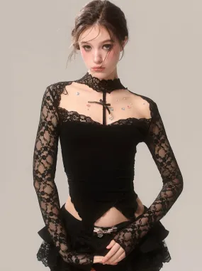 Open Tops Neck Lace Halter