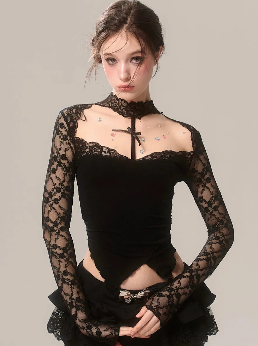 Open Tops Neck Lace Halter