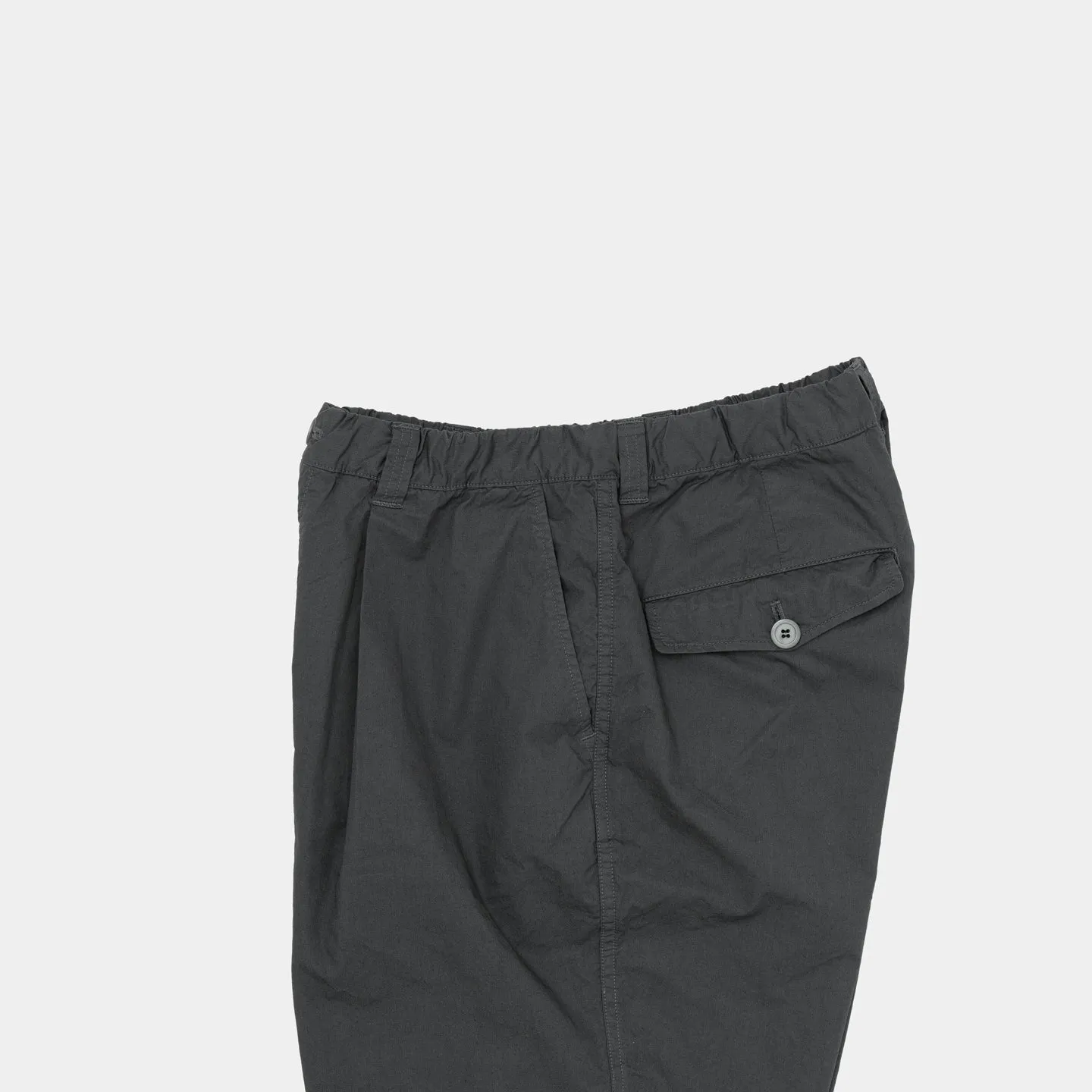 PT01232 COTTON TWILL WIDE TAPERED PANTS