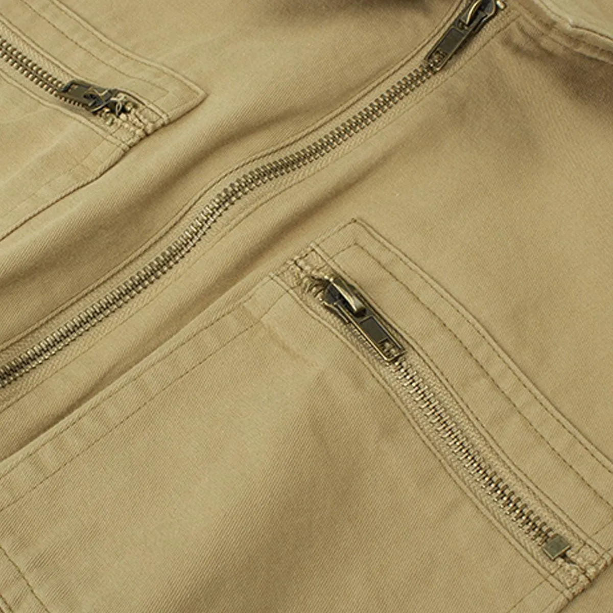 Retro Khaki Denim Cryptid Jumpsuit