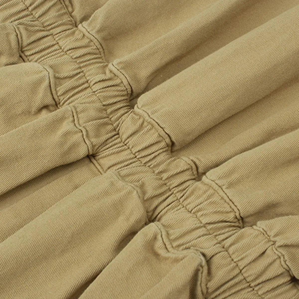 Retro Khaki Denim Cryptid Jumpsuit