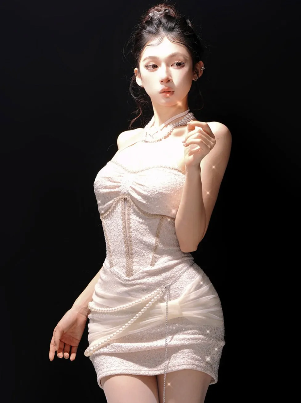 Sling Dress Halter Slim Top Tube