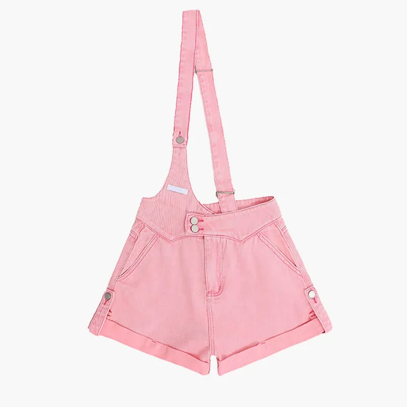 Soft Grunge One Shoulder Strap Jumpsuit