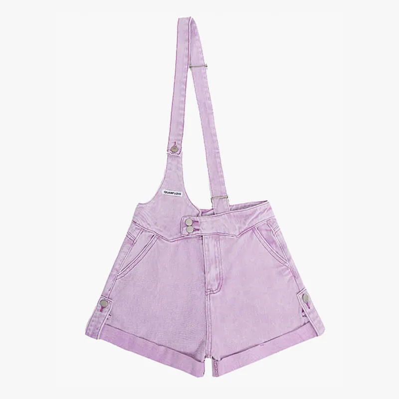 Soft Grunge One Shoulder Strap Jumpsuit