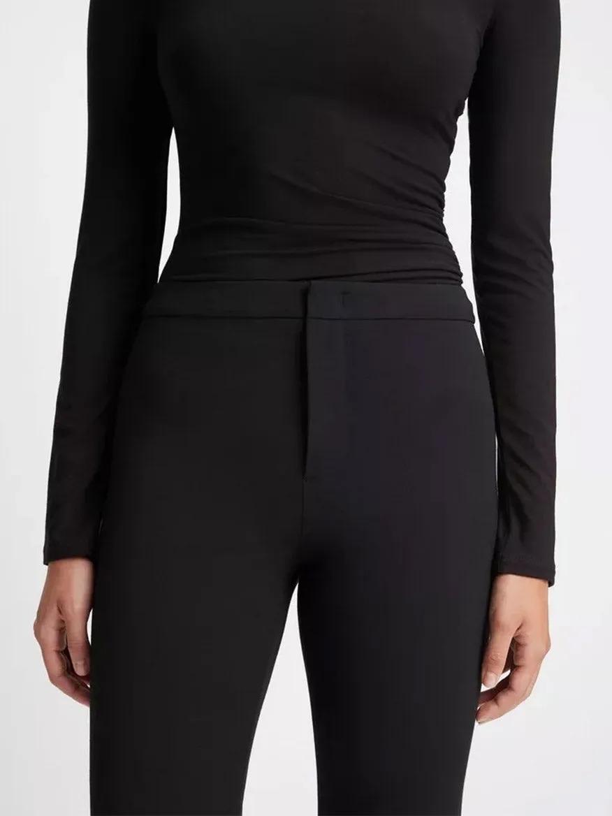 Vince Tapered-Leg Trouser in Black