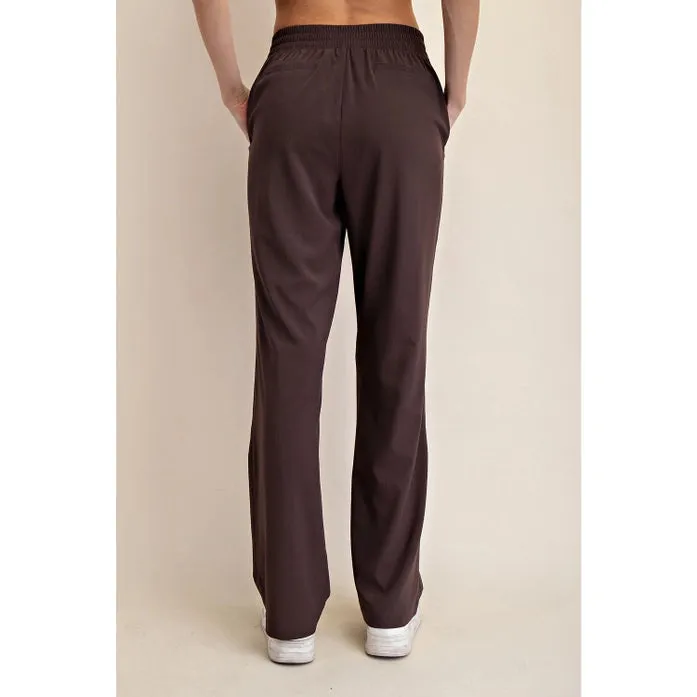 Woven Straight Trouser Athletic Pants